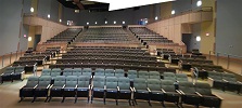 View of Tatnall School's Laird Theatre from center stage